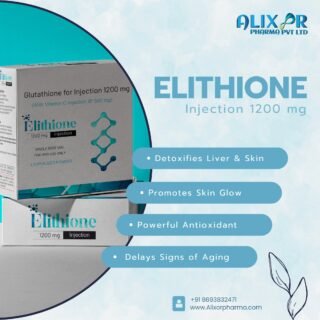 π§β¨ Rejuvenate. Detoxify. Glow. β¨π§
Experience the power of Elithione Injection 1200 mg β your ultimate antioxidant support for radiant, healthy skin.β
 Detoxifies Liver & Skin
β
 Promotes Skin Glow
β
 Powerful Antioxidant
β
 Delays Signs of AgingReclaim your natural glow from within! ππ +91 8693832471
π www.alixorpharma.com#Elithione #GlutathioneInjection #SkinBrightening #DetoxTherapy #HealthySkin #AlixorPharma #AntiAging #GlowingSkin #WellnessFromWithin